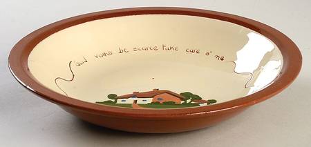 Torquay Devon Motto Ware 9" Round Vegetable Bowl
