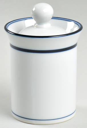 Allegro Blue (Japan) Sugar Bowl & Lid