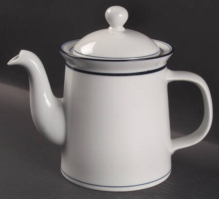 Allegro Blue (Japan) Tea/Coffee Pot & Lid