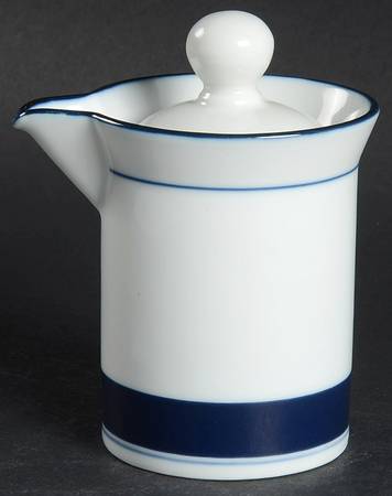 Allegro Blue (Japan) Creamer & Lid