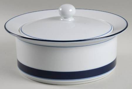 Allegro Blue (Japan) 2.5 Qt Round Covered Casserole
