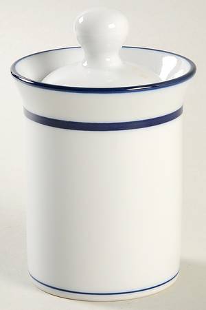 Allegro Blue (Japan) Sugar Bowl & Lid