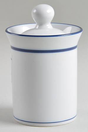 Allegro Blue (Japan) Sugar Bowl & Lid