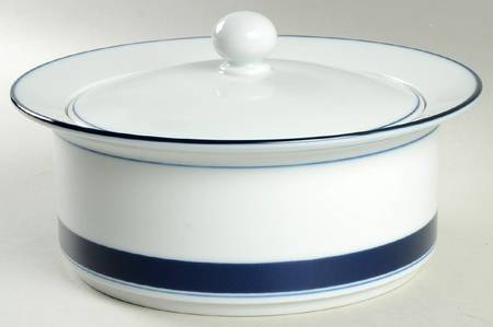 Allegro Blue (Japan) 2 Qt Round Covered Casserole