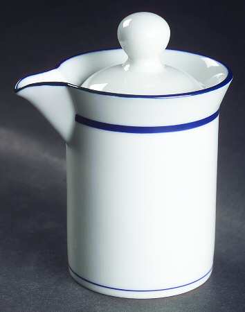 Allegro Blue (Japan) Creamer & Lid