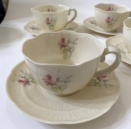 Irish Rose Flat Cup & Saucer Set