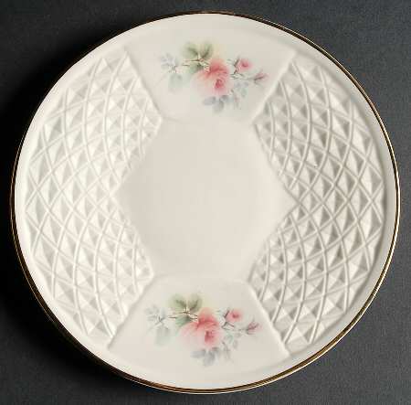 Irish Rose Salad Plate