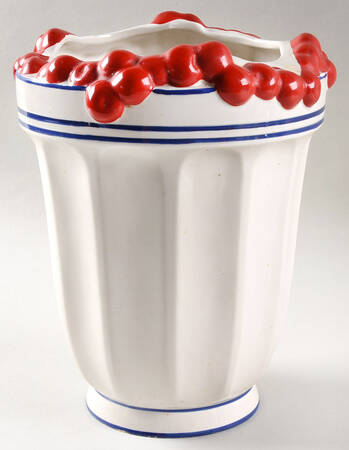 Life Is Just a Bowl of Cherries Figural Cookie Jar No Lid