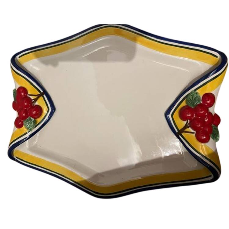 Life Is Just a Bowl of Cherries 14" Oval Serving Platter