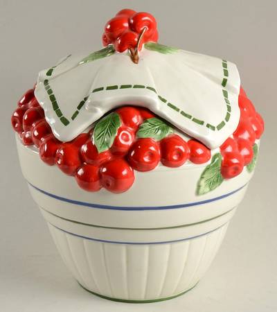 Life Is Just a Bowl of Cherries Medium Canister & Lid