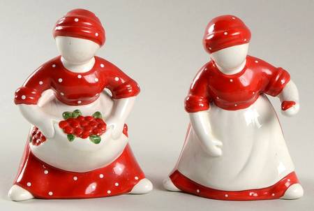 Life Is Just a Bowl of Cherries Figural Salt & Pepper Set