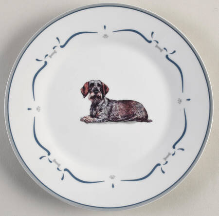 Dachshund Salad/Dessert Plate