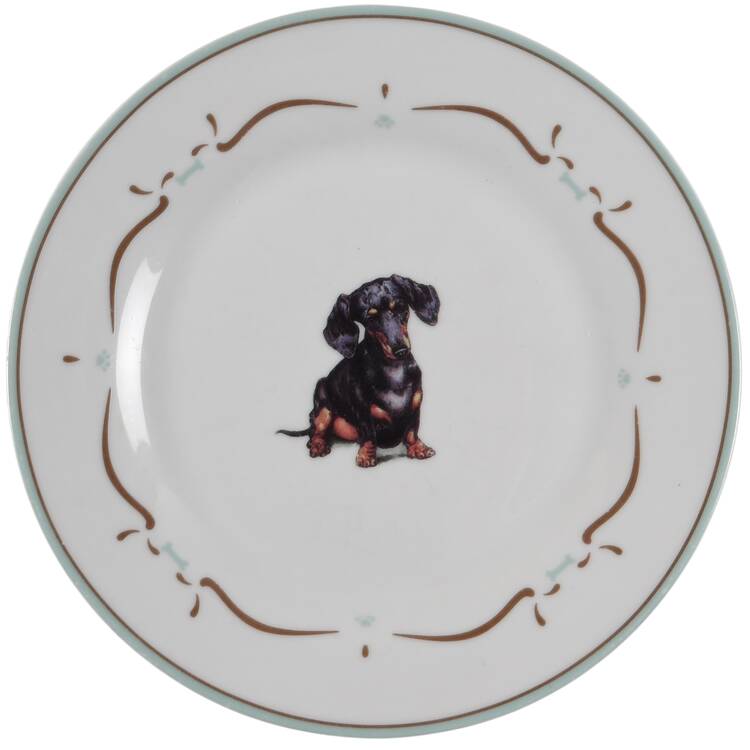 Dachshund Salad/Dessert Plate