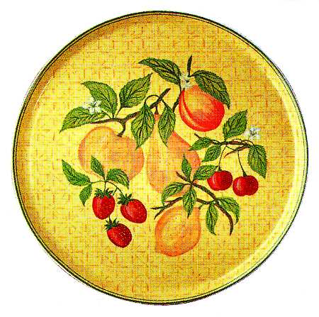 Kensington Fruits Cake Plate