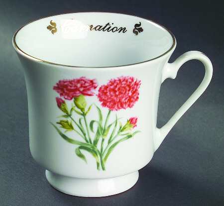 Flowers of the Month Footed Cup