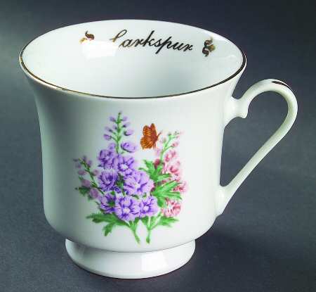 Flowers of the Month Footed Cup