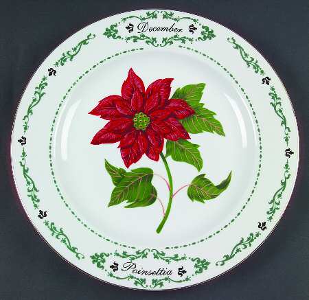 Flowers of the Month Dinner Plate