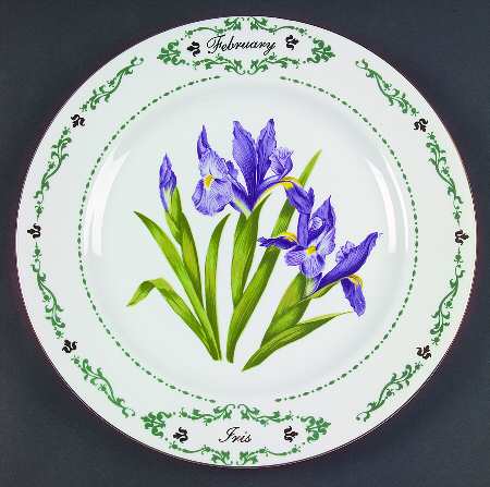 Flowers of the Month Dinner Plate