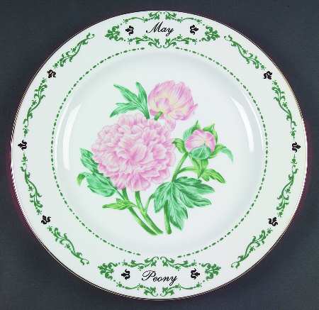 Flowers of the Month Dinner Plate