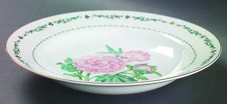 Flowers of the Month Rim Soup Bowl by Domestications