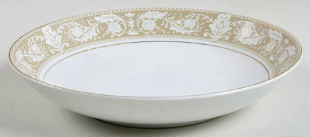 Damask Coupe Soup Bowl