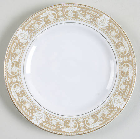 Damask Bread & Butter Plate