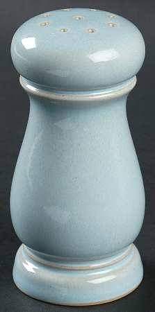 Blue Linen Pepper Shaker