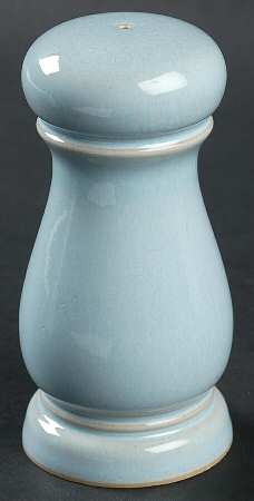 Blue Linen Salt Shaker