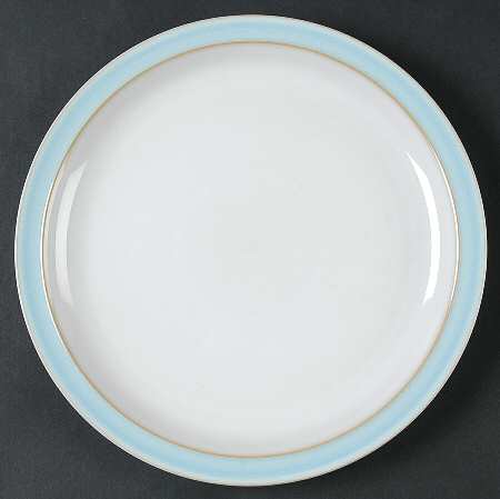 Blue Linen Salad Plate
