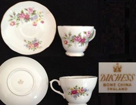 329 Footed Cup & Saucer Set