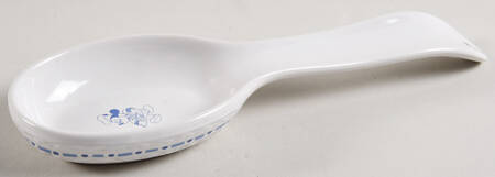 Gourmet Mickey (Blue Embossed) Spoon Rest/Holder (Holds 1 Spoon)