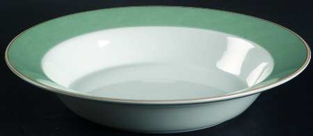 Umbrian Sage Rim Soup Bowl