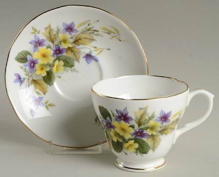 346 Footed Cup & Saucer Set