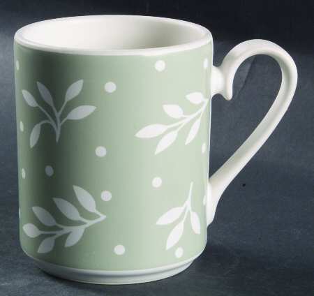 Rondure Leaves Sage Mug