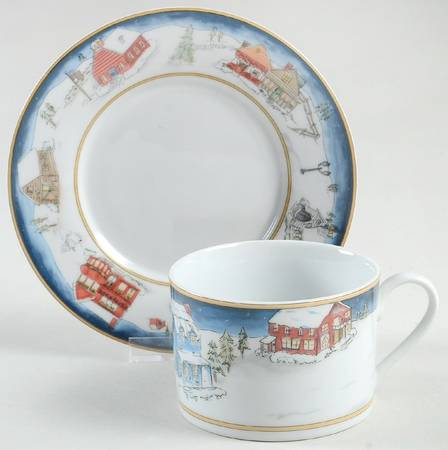DOE4 Flat Cup & Saucer Set