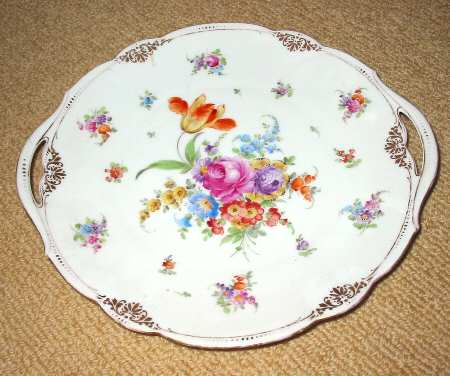 DRE65 Handled Cake Plate