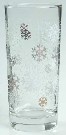 Snowflake Glassware Flat Tumbler