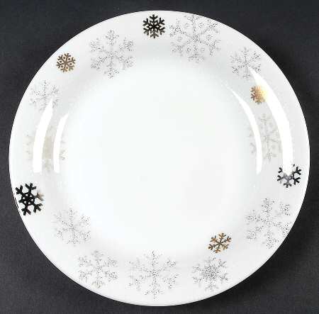 Snowflake Salad Plate