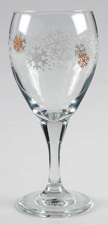Snowflake 10 Oz Glassware Goblet