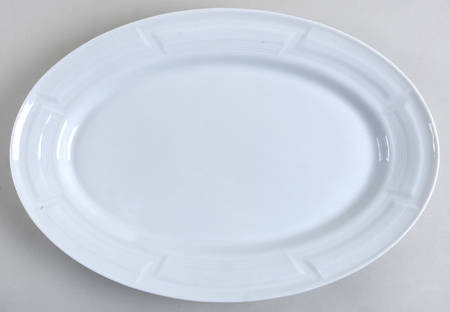 Celtika White 16" Oval Serving Platter