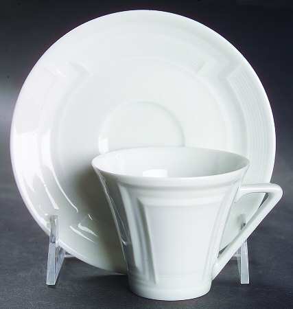 Celtika White Flat Demitasse Cup & Saucer Set