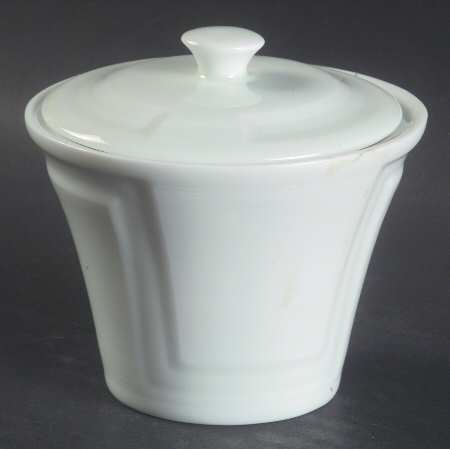 Celtika White Sugar Bowl & Lid