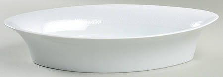 Seychelles White 12" Oval Vegetable Bowl