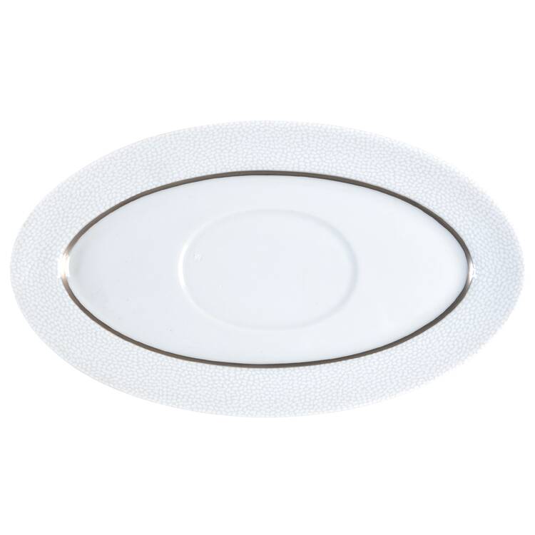 Seychelles Mat Platinum Filet Relish/Gravy Underplate