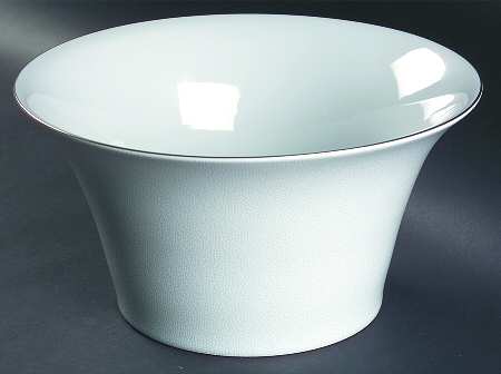 Seychelles Mat Platinum Filet 10" Large Salad Serving Bowl