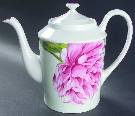 Les Pivoines Coffee Pot & Lid