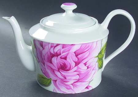 Les Pivoines Teapot & Lid