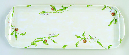 Orangeraie Rectangular Cake Plate