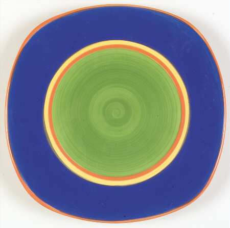 Caribe Dominican (Green) Square Salad Plate by Dansk