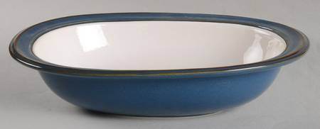 Sirocco Indigo Blue 10" Oval Vegetable Bowl